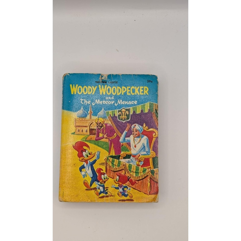 Vtg 1967 Woody Woodpecker and The Meteor Menace Whitman Big Little Book Softback